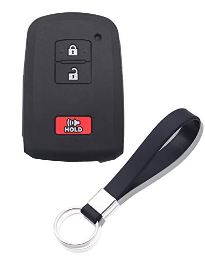 Silicone Smart Key Fob Covers Case Protector Keyless Remote Holder for Toyota Tacoma Land Cruise Prius V RAV4 Blue Silicone Smart Key Fob Covers Case Protector Keyless Remote Holder for Toyota Tacoma Land Cruise Prius V RAV4 Blue